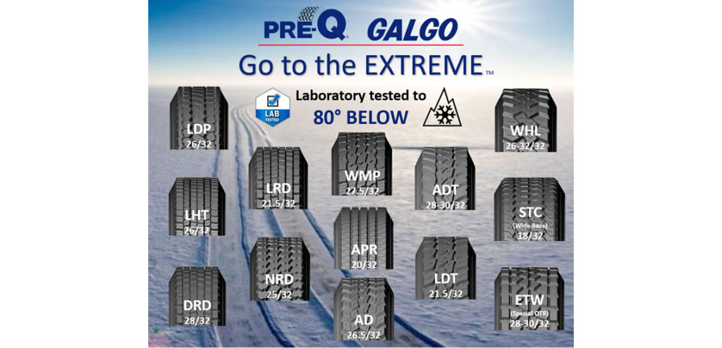 Pre-Q Galgo Extends Extreme Tread Line