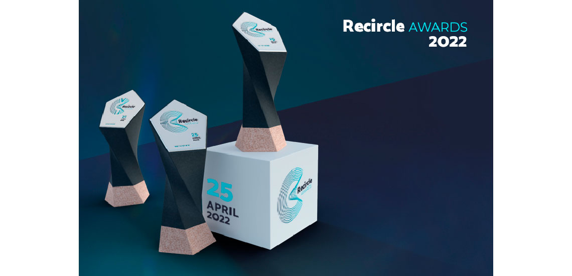 Trophy Design for Recircle Awards 2022